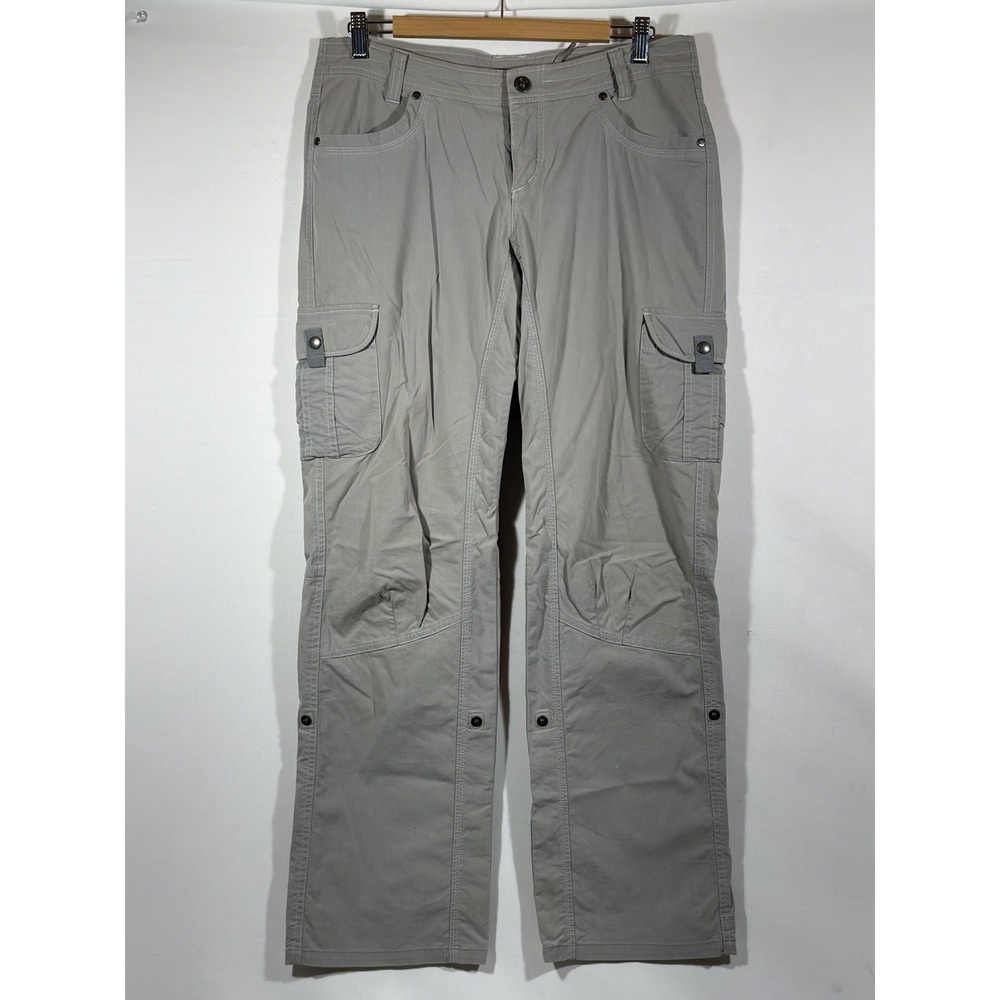 Kuhl Womens Grey Cargo Hiking Pants Outdoor Camping Size 4/32‎ RN108846